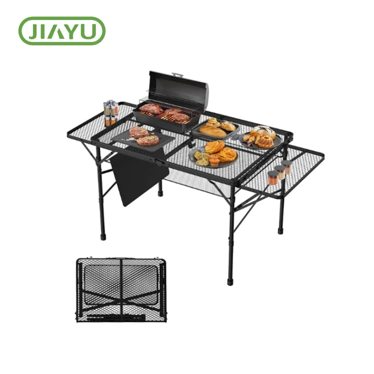 Gome la Alloy Camping panja kunja desk
