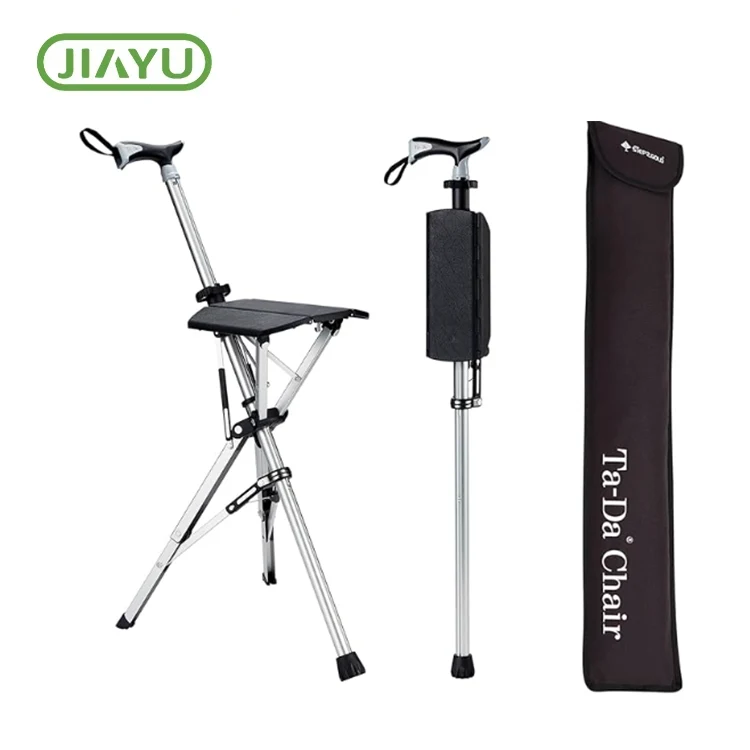 Amuna Okalamba Alpenstock oyenda ndi nzimbe